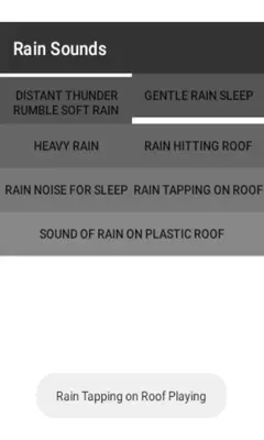 Rain Sounds android App screenshot 0