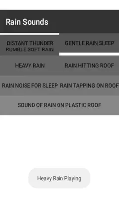 Rain Sounds android App screenshot 2