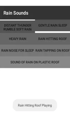 Rain Sounds android App screenshot 3